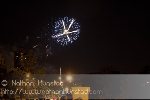 Minneapolis fireworks on 4 July 2010